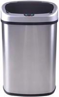 FDW 50L Stainless Steel Touch-Free Trash Can