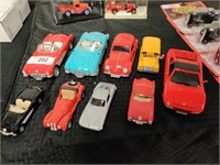 Assorted loose diecast cars