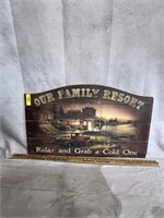 Capon Wooden Wall Plaque 17''x30''
