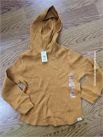 New w Tags Gap Kids Waffle Knit Hooded Shirt 3yrs