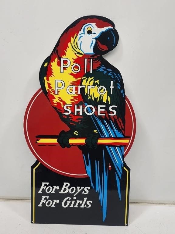 SSP Poll Parrot Shoes Sign