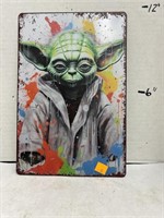 Metal Sign - Star Wars Yoda
