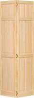 Closet Door, Bi-fold, 6-Panel Style Solid Wood
