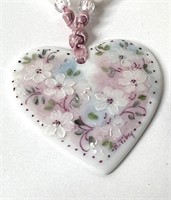 Handpainted R. Tobey Heart Pendant and More
