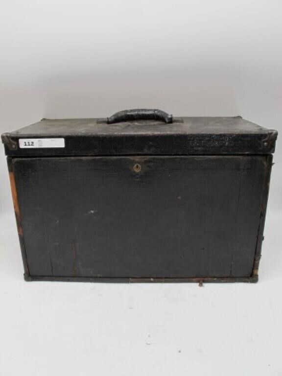 LARGE EARLY  MACHINIST TOOL BOX 12X20X10IN