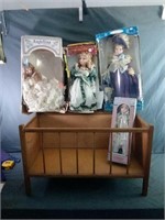 Collection of Genuine Porcelain dolls. Various