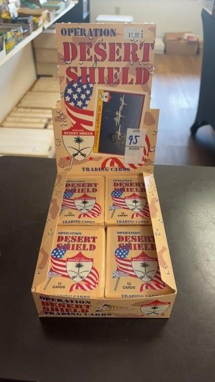30 Packs of Pacific Desert Shield Trading Cards