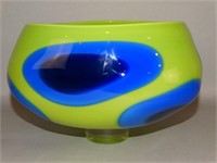 TONY CRAY Art Glass Signed Bowl