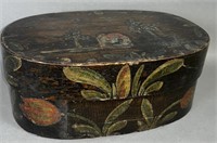 Polychrome painted box attributed to Heinrich