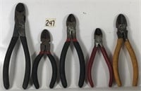 5 Pairs of Side Cutters