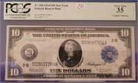$10 1914 NY Federal Reserve Note