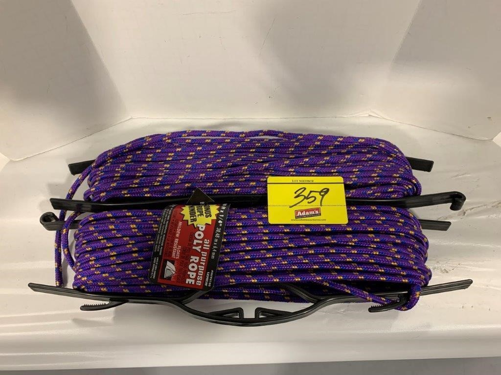 2 ROLLS OF ALL PURPOSE POLY ROPE