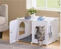Hzuaneri Cat Litter Box Enclosure