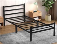 Mr Ironstone Twin Bed Frame With Headboard And