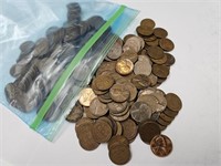 1950's Pennies     approx. 2 1/2 lbs.