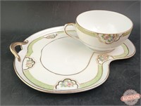 Antique Noritake 'Vitry' Snack Plate & Teacup