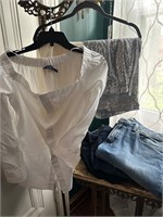 Polo Ralph Lauren Shirt, Jeans, WHBM Skirt Sz28/30