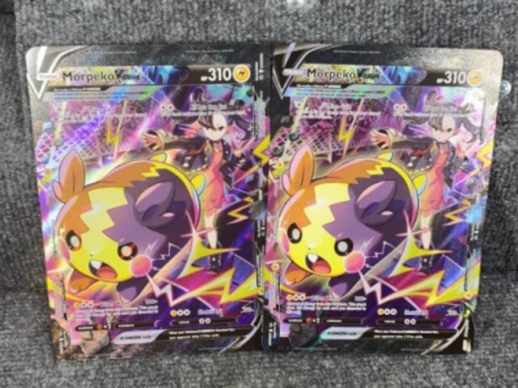 2 Jumbo Hologram Pokemon Cards