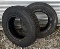 2 LIKE NEW 225/75/R16 TIRES