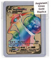 Pokémon Gold Replica Card
