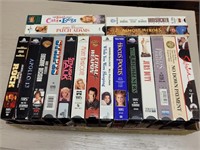 FLAT OF 18 VHS TAPES