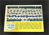 New York Yankees Team Card 1950s