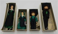 Vtg "The Amish" 1971 Family Dolls 2W4D