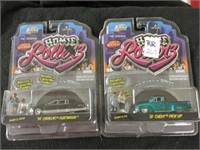 Home Rollers By Jada-51 Chevy Pickup & 95 Cadillac