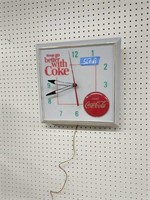 Vintage Coca-cola Clock Working Condition