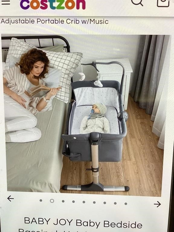 Baby Joy bedside sleeper-slight use