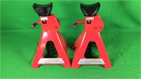 New - One Pair Of 3 Ton Jack Stands