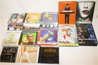 25 Music CD's, 4 DVD's