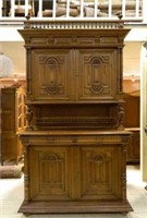 Henri II Style Oak Buffet.