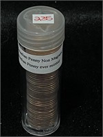 ROLL OF 2012 CANADIAN PENNY NON-MAGNETIC UNCIRCU-