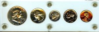1963 5 Coin Proof Set In Capital Holder