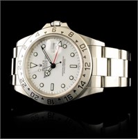40MM  RolexExplorer II Polar White SS Watch