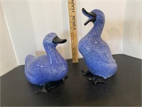 Ceramic Blue Ducks