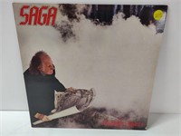 SAGA WORLDS APART RECORD LP