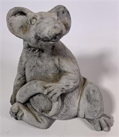 Cast stone mouse-rat doorstop, "The Bradfield Co",