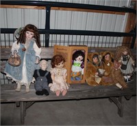Large Lot of Dolls