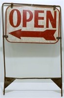 * Metal "Open" Yard/Stake Sign