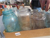 Vintage Lot of Glass Jars