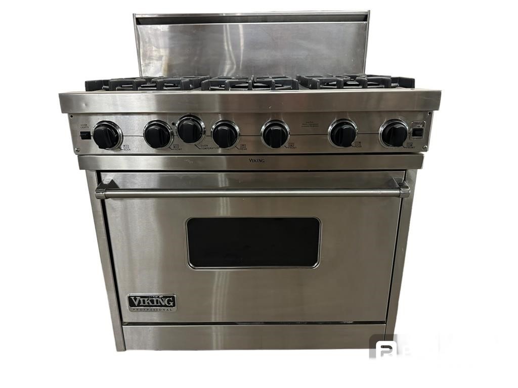 36 inch Viking gas range