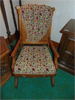 Eastlake Type Parlor Chair/Rocker