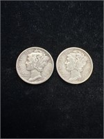 1930 & 1939 Mercury Dimes