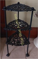 Wrought Iron Three Tier Stand