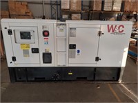 2022 W&C 88kVA 415V/240V Silenced Diesel Generator