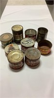 Vintage coffee tins