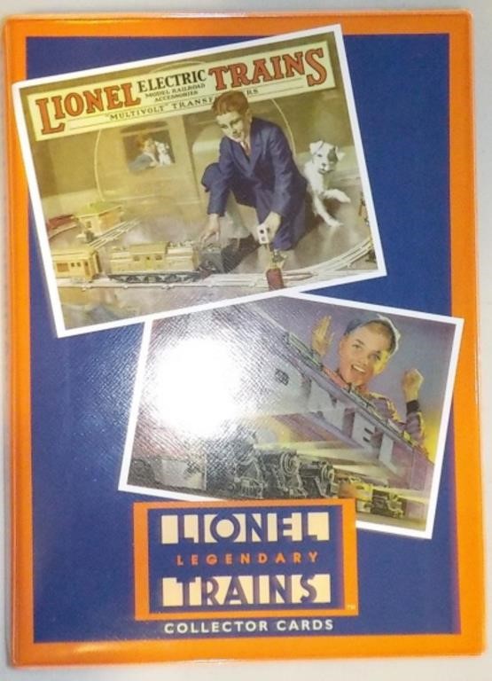 Lionel Trains 72 card Set in Binder
