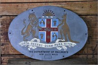 Dept of Railways Coat of Arms